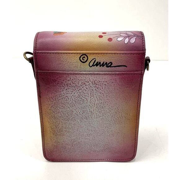 Anna Sugar Skull Leather Flap Convertible Crossbody Bag - Picture 3 of 8